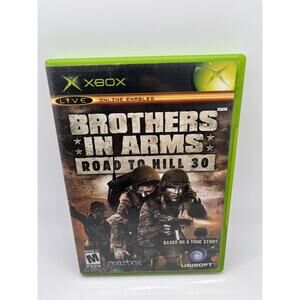 Brothers in Arms Road to Hill 30 Xbox 2005 Very GOOD COMPLETE W/MAP!